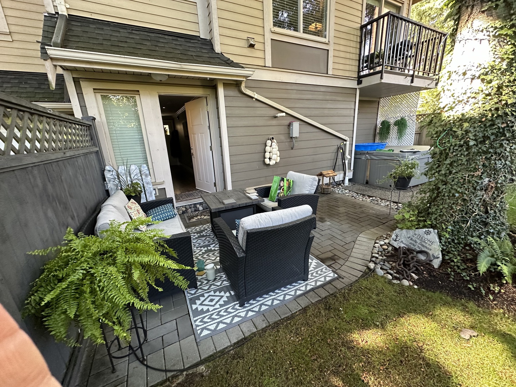 Original backyard photograph before the proposed redesign